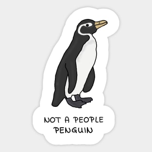 The Not A People Penguin Sticker